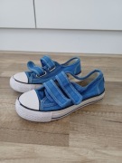 Niebieskie trampki na rzepy r 27