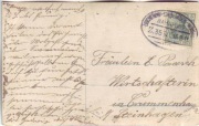 NIEMCY. 1913/PocztaKolejowa,  widokówka/pociąg:Niemcy
