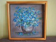 Obraz kwiaty 20x20cm akryle