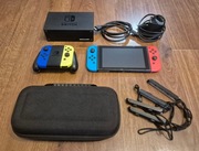 Konsola Nintendo Switch v2 + 2 dodatkowe kontrolery (joy-con) + etui 