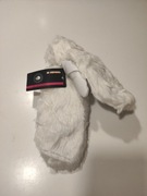 Rękawiczki z jednym palcem zimowe białe damskie 