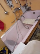 Wanna żeliwna różowa 