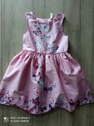 Primark sukienka lato motyle 116 5-6