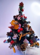 Choinka z dekoracją 