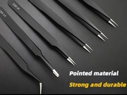 Zestaw 6 szt. Pęset, Pęseta, Pincety ESD