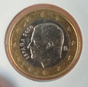 HISZPANIA 1 EURO 2020 - HOLDER