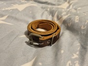 Troki trok skórzane wojskowy wojskowe LWP SZ PRL WP wąskie brązowe