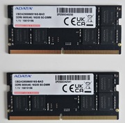 Pamięć RAM DDR5 ADATA 32GB (16GB x 2) SODIMM 5600
