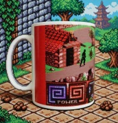 Commodore 64 Last Ninja retro gra Prezent dla gracza geeka nerda pixel art