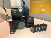 Sony A6500 1900 Przebieg + 5 Akumulatorów z Ładowarką Karta SD 64GB 170mb’s