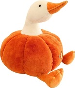 Kaczka z dyni pluszowa z dyni poduszka  halloween dekoracja pokoju 30 cm