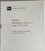 Album Banknoty 1975-96 KOMPLET | 2 mln BŁĄD Konstytucyjy | Stan UNC