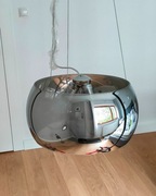 Lampa wisząca szklana dymiona – średnica 40 cm, nowoczesny design