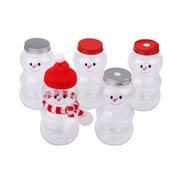 BUTELKI ŚWIĄTECZNE BAŁWANEK 500ML NA MLECZNĄ HERBATE SOKI ITP