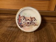 Talerz dekoracyjny Royal Kent złocony brzeg