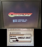 Commodore VIC-20 cardridge -  Gra - Omega Race