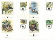 02-FDC-KT01-Bułgaria, WWF -Nietoperze,198r