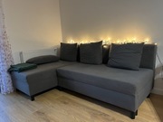 Sprzedam sofę narożną z funkcją spania oraz pojemnikiem na pościel