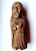 Świątek Chrystus Jezus rzeźba ludowa drewno inna sygnowana