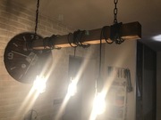 Lampa loftowa/industrialna z belki