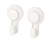 IKEA TISKEN Wieszak z przyssawką, biały