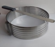 Obrecz opaska do ciecia biszkoptu tortownica 24x30