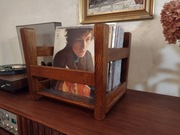 Stojak półka ekspozytor na płyty winylowe przechowywanie segregowanie