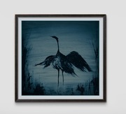 Print obrazu "Jak skrzydła prawdziwej przyjaźni o zachodzie słońca" z cert.