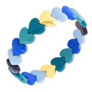 Bransoletka emaliowana elastyczna