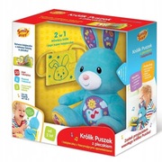 INTERAKTYWNY PLUSZAK KRÓLIK PUSZEK Z PLECAKIEM LICZY UCZY PO POLSKU