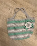 Torebka wykonana  na szydełku
