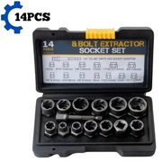 Zestaw nasadek do uszkodzonych łbów śrub - 14 szt.