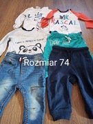 Ubranka dla chłopca rozmiar 74