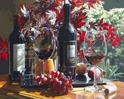 Zestaw do malowania po numerach dla dorosłych, winorośl, 40x50 cm