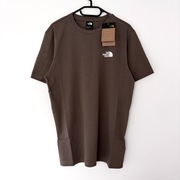 Koszulka t-shirt the north face tnf logo simple dome brązowa Brown tee