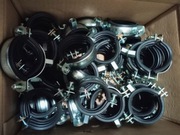 Uchwyt stalowe z gumą 100 sztuk 