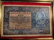 Stary Banknot 100 marek polskich 1919r. Stan IV+