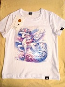 Koszulka koszula T-shirt personalizowany S dla dziecka z nadrukiem prezent