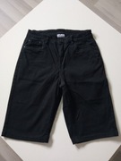 Infinity czarne damskie spodnie rybaczki r 38 pas 70-80cm