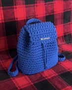 Plecak ręcznie wykonany ze sznura bawełnianego