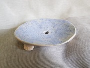 Mydelniczka ceramiczna z gliny kolor lilia