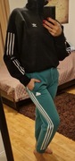 Zielone spodnie dresowe Adidas M 
