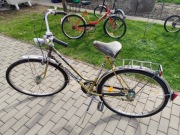 Stylowy Rower Miejski KÜNSTING | Retro Klasyk | Złoty / Khaki | Vintage