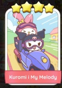 Karta 4* Kuromi i My Melody Monopoly Go 