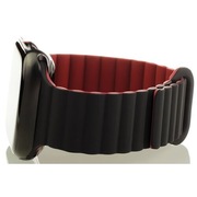 Pasek LUNA do Apple Watch (42/44/45/49 mm) A00188 Czarno-czerwony (nowy)