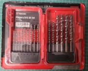 Zestaw wierteł do betonu parkside nowe