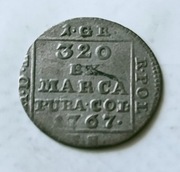 Grosz srebrny 1767 F.S.