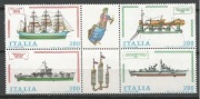 Włochy 1980 Mi 1728-1731 statki**czyste