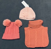 Czapki plus komin 5-7lat