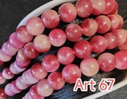 Super piękne koraliki kamień naturalny Arbuz Turmalin Art 67